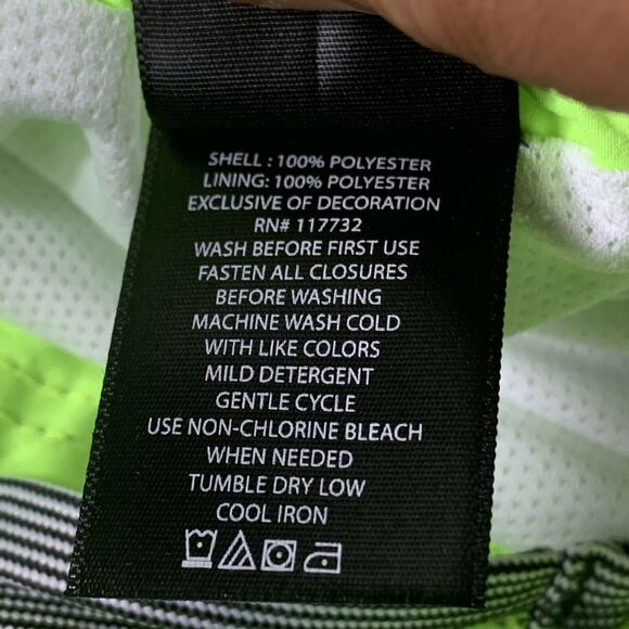 ZeroXposur Youth Swim Trunk Surf Shorts Size M - 10 / 12 Neon Lime R50450 NEW - Picture 9 of 11